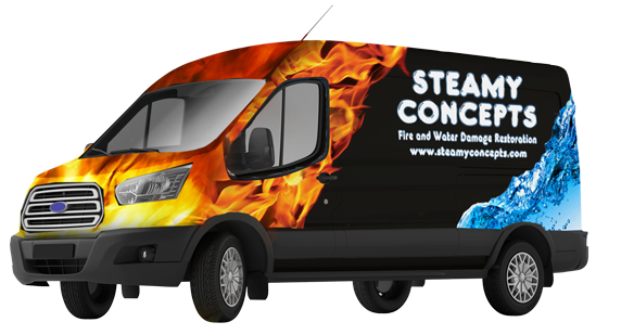 Water Damage and Mold Remediation Removal Van in Avondale